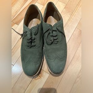 Cole Haan green dress shoes men 11.5